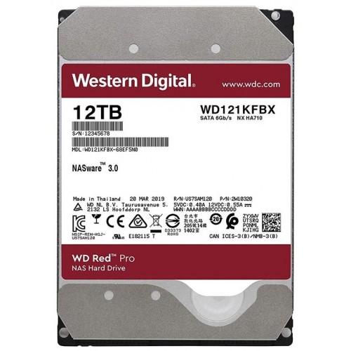 Внутренний HDD Western Digital Red Pro 12 ТБ (WD121KFBX) 