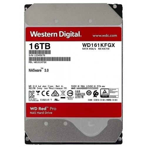 Внутренний HDD Western Digital Red Pro 16 ТБ (WD161KFGX) 