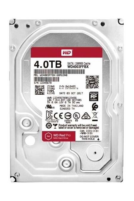 Внутренний HDD Western Digital Red Pro 4 ТБ (WD4003FFBX) 