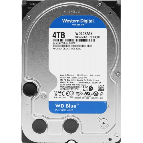 Внутренний HDD Western Digital WD Blue 4 ТБ (WD40EZAX) 7