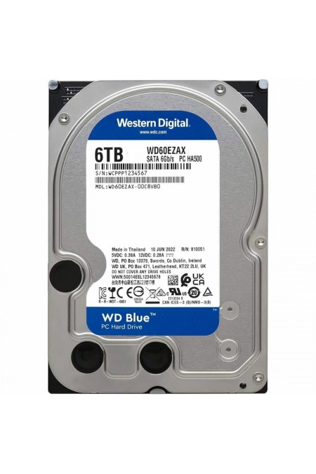 Внутренний HDD Western Digital WD Blue 6 ТБ (WD60EZAX) 5