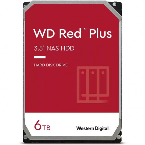Внутренний HDD Western Digital WD Red Plus 6 ТБ (WD60EFPX) 