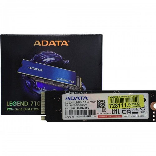 Внутренний SSD ADATA 512 ГБ M.2 (ALEG-710-512GCS) 5