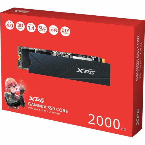 Внутренний SSD ADATA GAMMIX S50 CORE 2 ТБ M.2 (SGAMMIXS50C-2000G-CS) 4