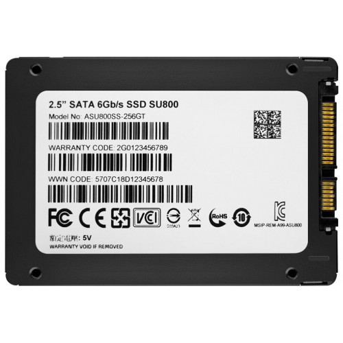 Внутренний SSD ADATA Ultimate 256 ГБ SATA (ASU800SS-256GT-C) 5