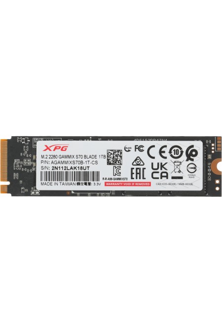 Внутренний SSD ADATA XPG 1 ТБ M.2 (AGAMMIXS70B-1T-CS) 