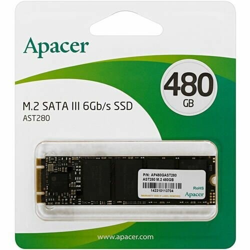 Внутренний SSD Apacer 480 ГБ (AP480GAST280-1) 6