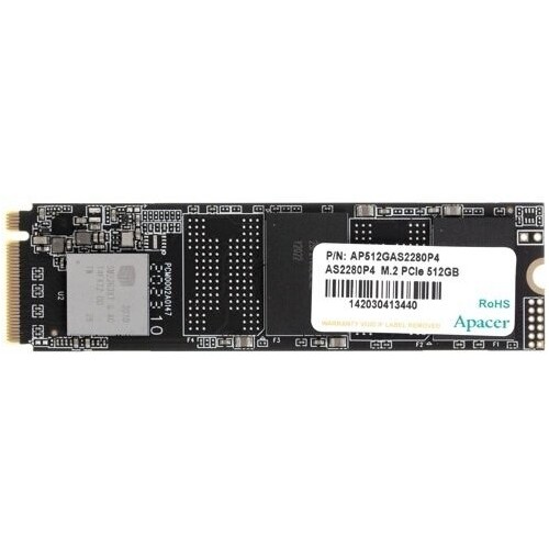 Внутренний SSD Apacer 512 ГБ M.2 (AP512GAS2280P4U-1) 4
