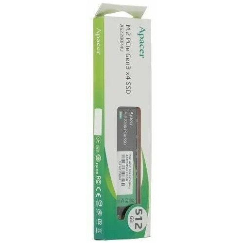 Внутренний SSD Apacer 512 ГБ M.2 (AP512GAS2280P4U-1) 8