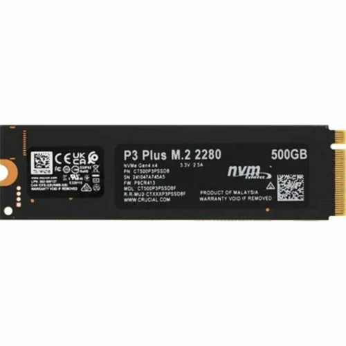 Внутренний SSD Crucial 500 ГБ M.2 (CT500P3PSSD8) 1