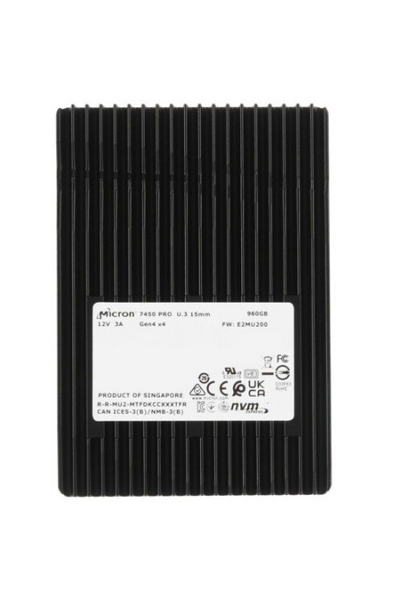 Внутренний SSD Crucial Micron 7450 PRO 960 ГБ M.2 (MTFDKBG960TFR-1BC1ZABYY) 