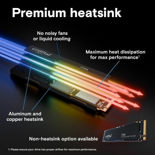 Внутренний SSD Crucial T705 1 ТБ M.2 2280 (CT1000T705SSD5) 5