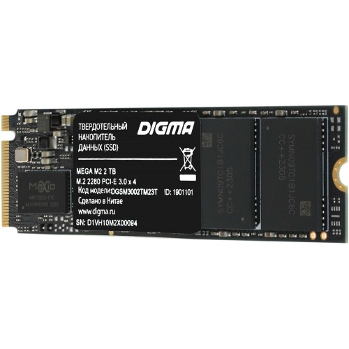 Внутренний SSD DIGMA 2 ТБ M.2 (DGSM3002TM23T) 4
