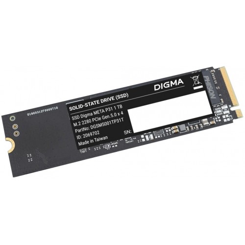 Внутренний SSD Digma Meta P31 1 ТБ M.2 2280 (DGSM5001TP31T) 1