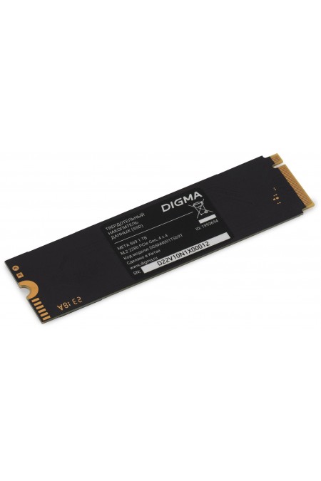 Внутренний SSD Digma Meta S69 M.2 2280 PCIe 4.0 x4 1 TB (DGSM4001TS69T) 1