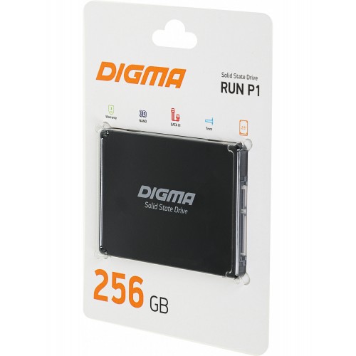 Внутренний SSD Digma Run P1 256 ГБ SATA III (DGSR2256GP13T) 6