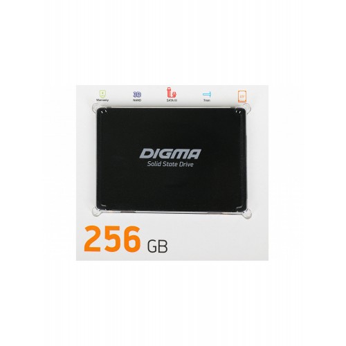 Внутренний SSD Digma Run P1 256 ГБ SATA III (DGSR2256GP13T) 7