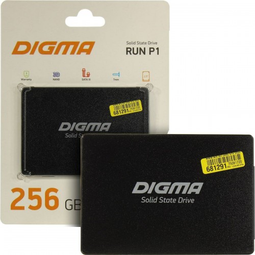 Внутренний SSD Digma Run P1 256 ГБ SATA III (DGSR2256GP13T) 9