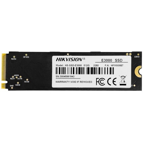 Внутренний SSD Hikvision 512 ГБ M.2 (HS-SSD-E3000/512G) 
