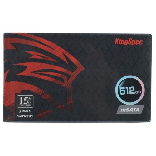 Внутренний SSD KingSpec 512 ГБ mSATA (MT-512) 3