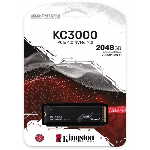 Внутренний SSD Kingston 2 ТБ M.2 (SKC3000D/2048G) 2