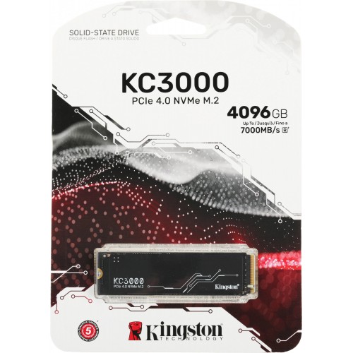 Внутренний SSD Kingston 4 ТБ M.2 (SKC3000D/4096G) 5