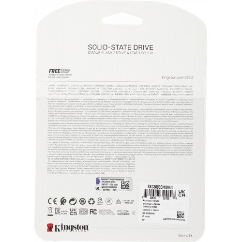 Внутренний SSD Kingston 4 ТБ M.2 (SKC3000D/4096G) 6
