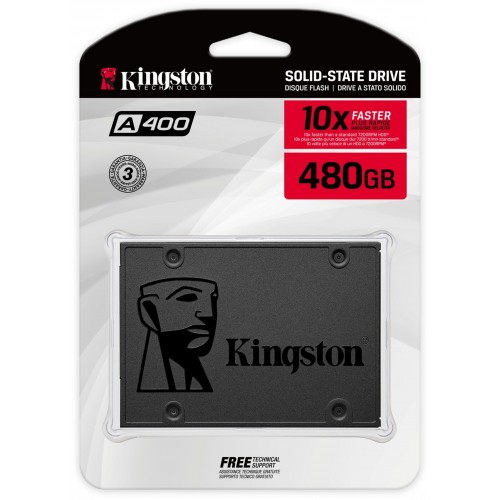 Внутренний SSD Kingston A400 480 ГБ SATA (SA400S37/480G) 1