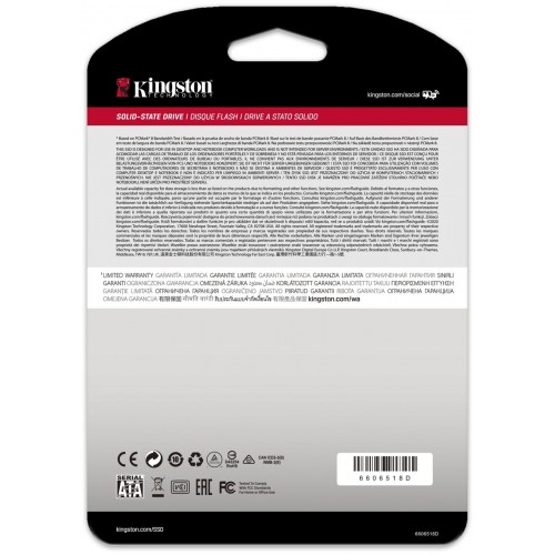 Внутренний SSD Kingston A400 480 ГБ SATA (SA400S37/480G) 2