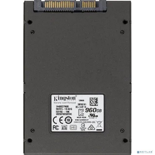 Внутренний SSD Kingston A400 960 ГБ SATA (SA400S37/960G) 8