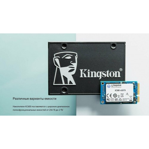 Внутренний SSD Kingston KC600 512 ГБ mSATA (SKC600MS/512G) 8