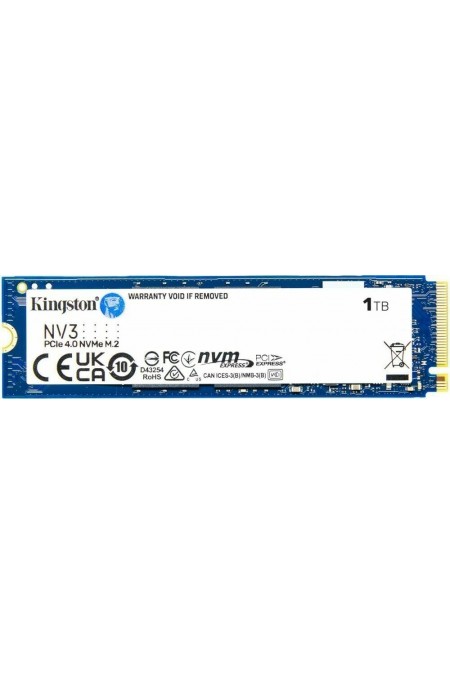 Внутренний SSD Kingston NV3 1 ТБ M.2 2280 (SNV3S/1000G) 