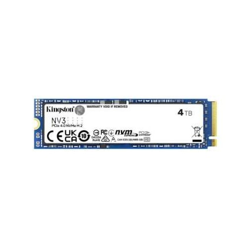 Внутренний SSD Kingston NV3 4 ТБ M.2 2280 (SNV3S/4000G) 
