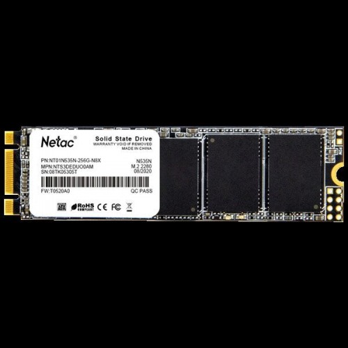 Внутренний SSD Netac 256 ГБ M.2 (NT01N535N-256G-N8X) 5