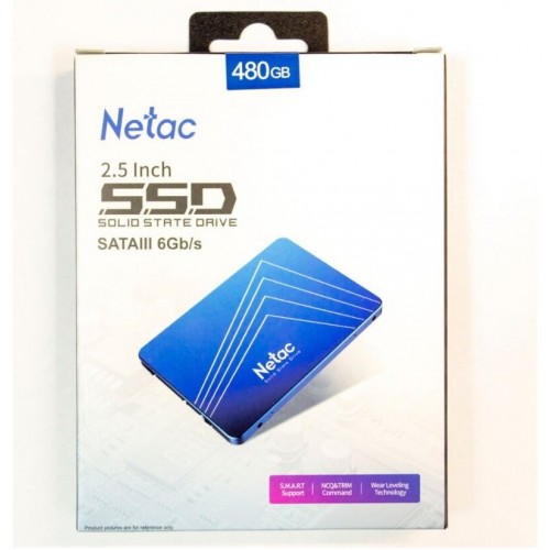 Внутренний SSD Netac N535S 480 ГБ SATA (NT01N535S-480G-S3X) 7