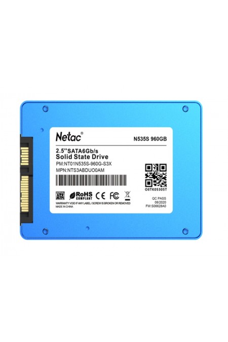 Внутренний SSD Netac N535S 960 ГБ SATA (NT01N535S-960G-S3X) 1