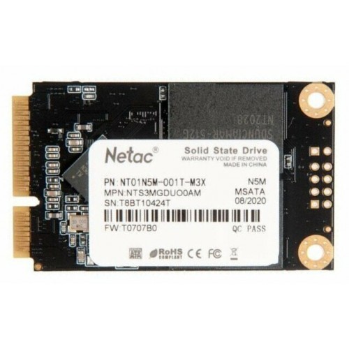 Внутренний SSD Netac N5M 1 ТБ mSATA (NT01N5M-001T-M3X) 7