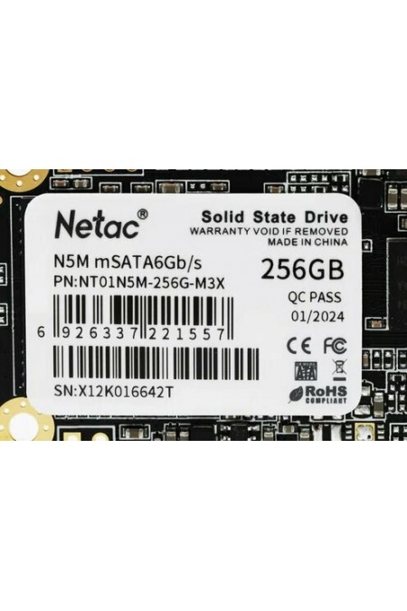 Внутренний SSD Netac N5M 512 ГБ mSATA (NT01N5M-512G-M3X) 