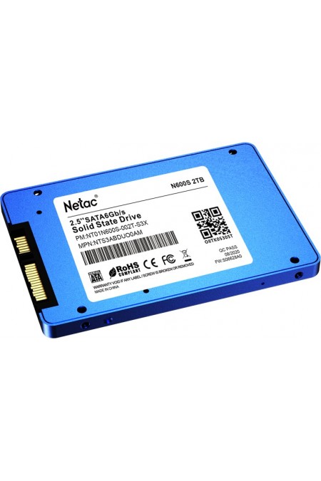 Внутренний SSD Netac N600S 2 ТБ SATA (NT01N600S-002T-S3X) 