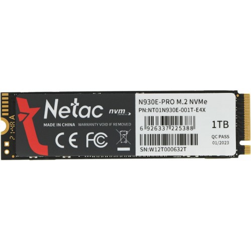 Внутренний SSD Netac N930E PRO 1 ТБ M.2 (NT01N930E-001T-E4X) 4