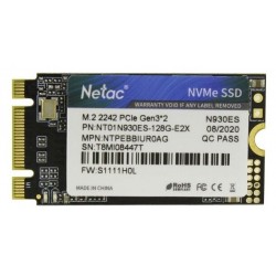 Внутренний SSD Netac N930ES 128 ГБ M.2 2242 (NT01N930ES-128G-E2X)