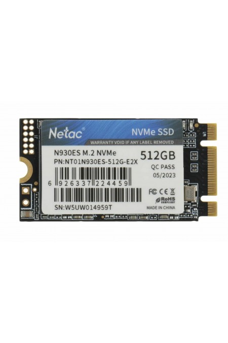 Внутренний SSD Netac N930ES 512 ГБ M.2 (NT01N930ES-512G-E2X) 