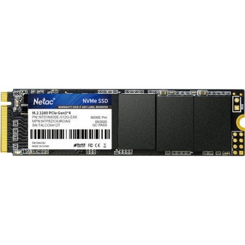 Внутренний SSD Netac N930ES 512 ГБ M.2 (NT01N930ES-512G-E2X) 2