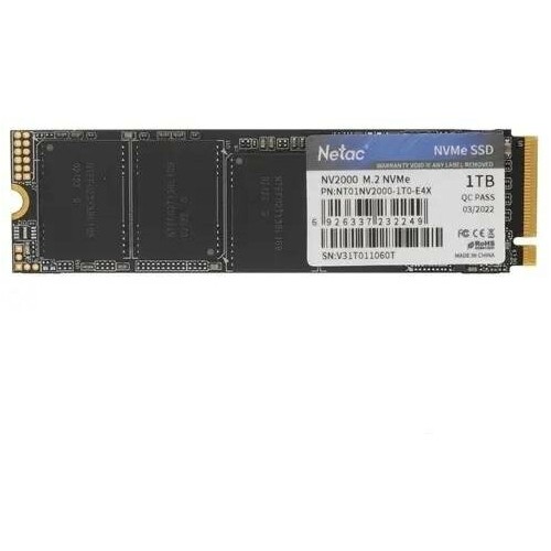 Внутренний SSD Netac NV2000 1 ТБ M.2 (NT01NV2000-1T0-E4X) 7