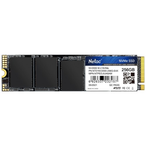 Внутренний SSD Netac NV2000 256 ГБ M.2 (NT01NV2000-256-E4X) 