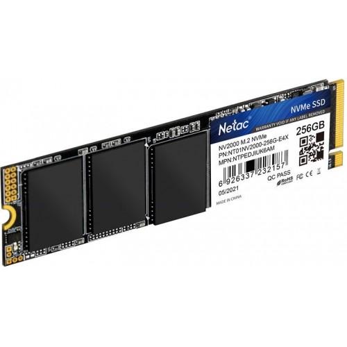 Внутренний SSD Netac NV2000 256 ГБ M.2 (NT01NV2000-256-E4X) 5
