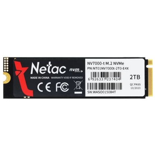 Внутренний SSD Netac NV7000-t 1 ТБ 2 ТБ M.2 (NT01NV7000t-2T0-E4X) 9