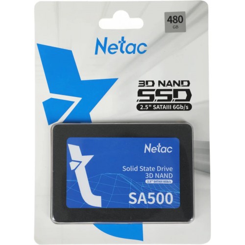 Внутренний SSD Netac SA500 480 ГБ SATA (NT01SA500-480-S3X) 6