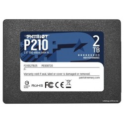 Внутренний SSD Patriot Memory 2 ТБ SATA (P210S2TB25)