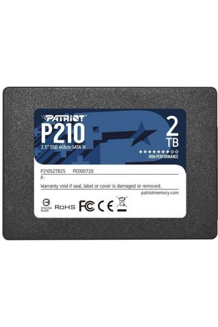 Внутренний SSD Patriot Memory 2 ТБ SATA (P210S2TB25) 